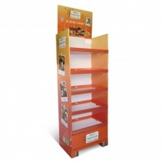 Présentoir cache palette en carton, sur mesure