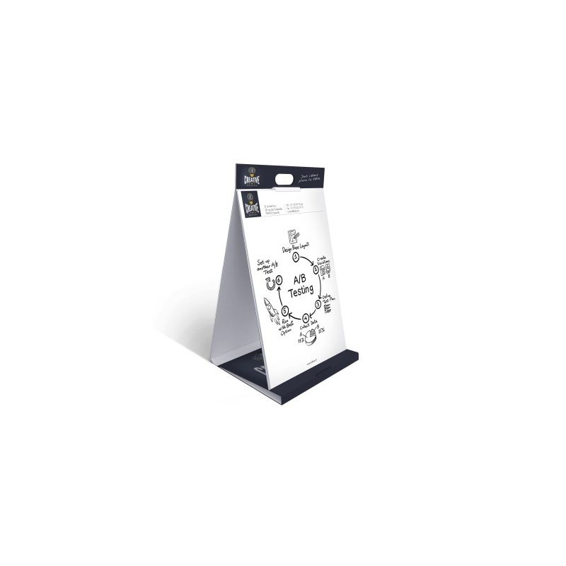 Paperboard personnalisable en carton BIKOM Chevalets en carton