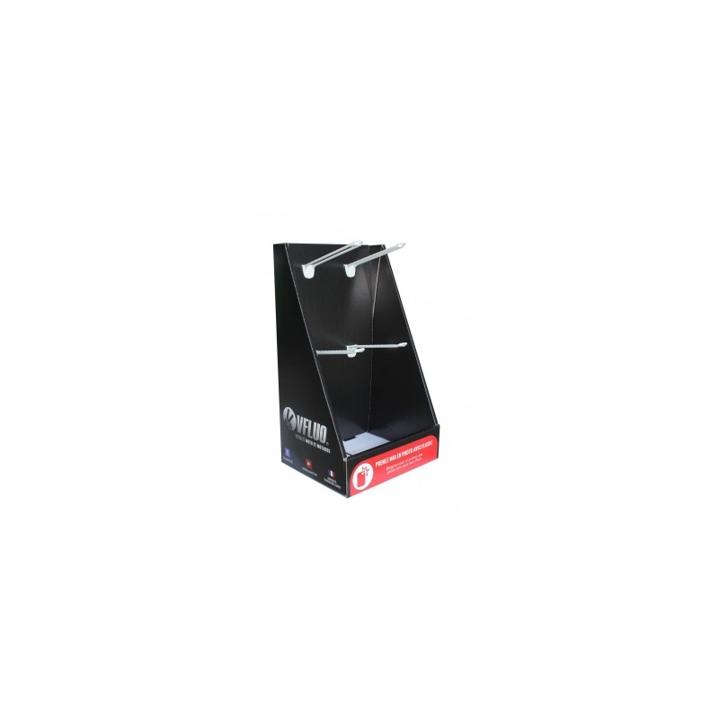 PLV de comptoir à 4 broches BIKOM Présentoirs en carton