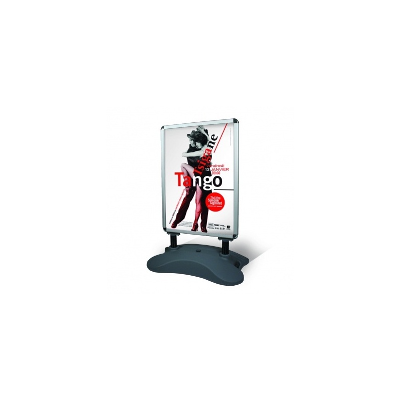 Porte affiche lesté A0 BIKOM Communication extérieure