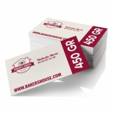450 gr - Recto Verso BIKOM Cartes de visite