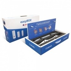 Valise de démonstration en carton, personnalisation sur mesure BIKOM Valise et coffret de démo