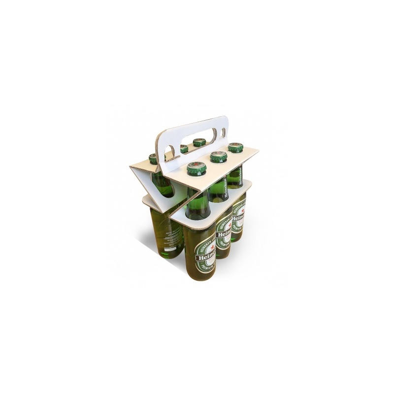 Porte bouteille en carton éco  Porte bouteille et lunch box
