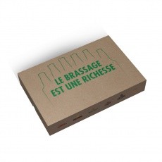 Boite cloche en carton à personnaliser BIKOM Valise et coffret de démo