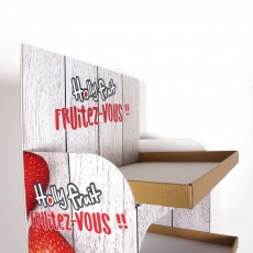 Display en carton 5 étagères