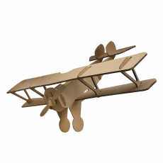 Avion en carton géant