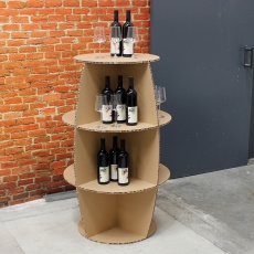 Stand tonneau en carton