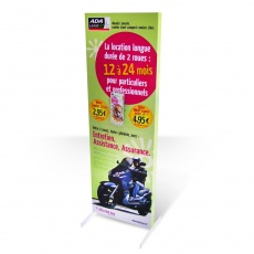 Totem carton rectangulaire 50 x 160 cm BIKOM Totem carton rectangulaire