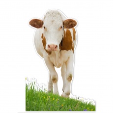 Silhouette de vache en carton