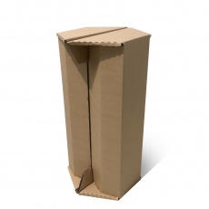 Tabouret haut en carton naturel