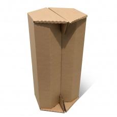 Tabouret haut en carton naturel