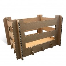 Cagette en Carton Alvéolaire