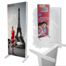 Totem carton rectangulaire