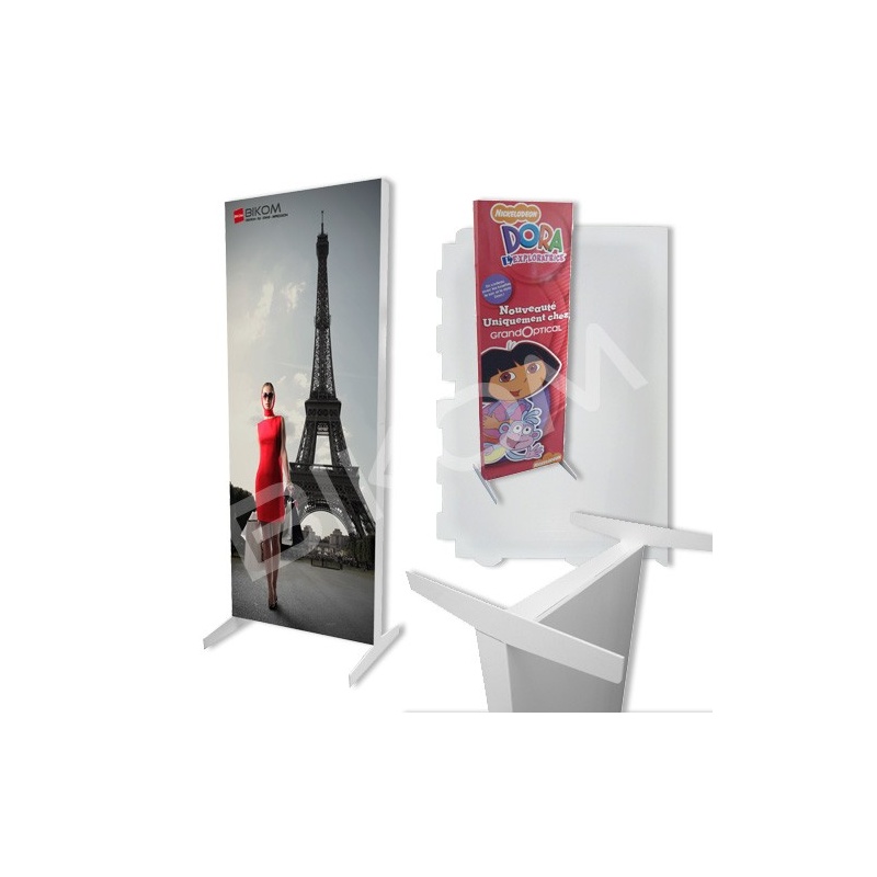 Totem carton rectangulaire BIKOM Totem carton rectangulaire