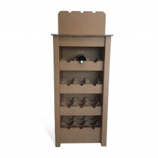 Meuble range bouteilles sur-mesure en carton