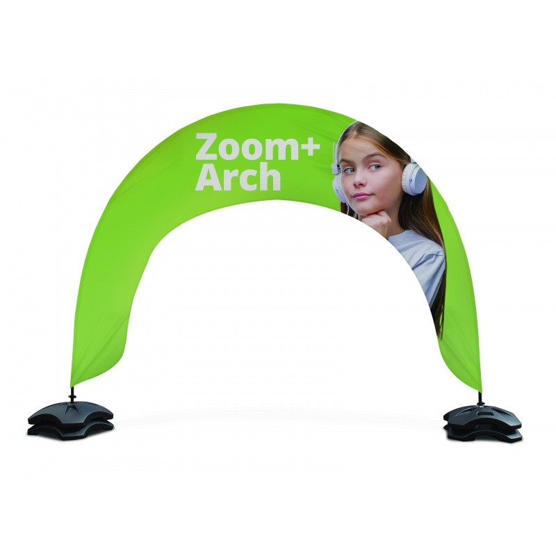 BIKOM Arche publicitaire Zoom + pour extérieur