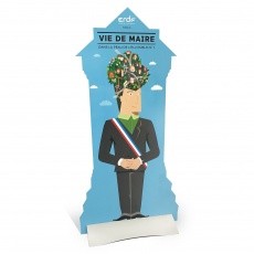 Totem avec pied métallique BIKOM Communication extérieure