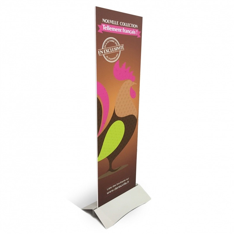 Totem avec pied métallique BIKOM Communication extérieure