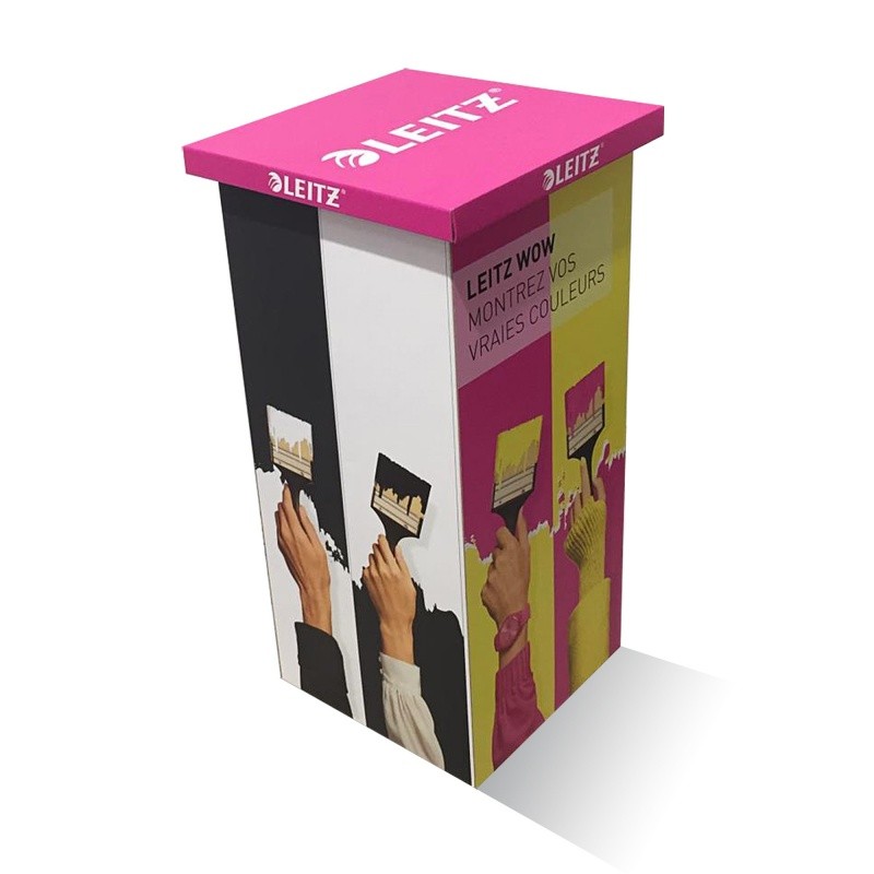 fabricant_plv_Mange debout en carton L.50 x l.50 x H.100 cm