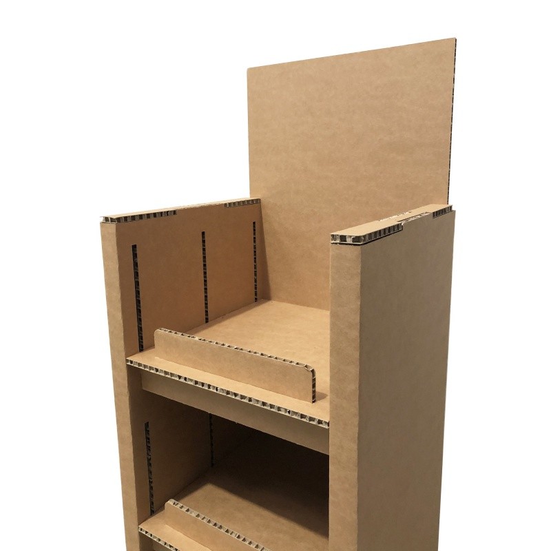 fabricant_plv_Meuble range-bouteilles vertical en carton