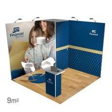 BIKOM Stand modulaire 9m2 Panoramic H-Line