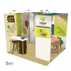 Stand modulaire 9m2 Panoramic H-Line