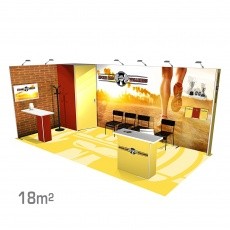 BIKOM Stand modulaire 18m2 Panoramic H-Line