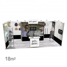 Stand modulaire 18m2 Panoramic H-Line