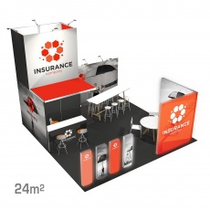 BIKOM Stand modulaire 24m2 Panoramic H-Line