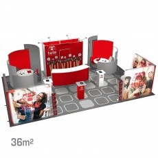 BIKOM Stand modulaire 36m2 Panoramic H-Line