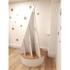 Sapin de Noël en carton modèle Mural