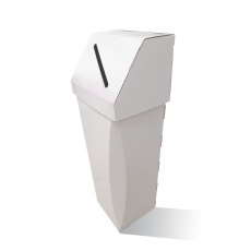 fabricant_plv_Poubelle en carton 65L Personnalisable couvercle amovible