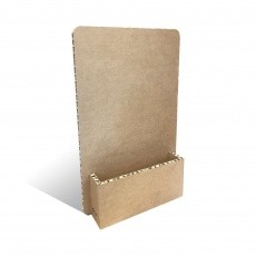 Porte catalogue en carton alvéolaire personnalisable