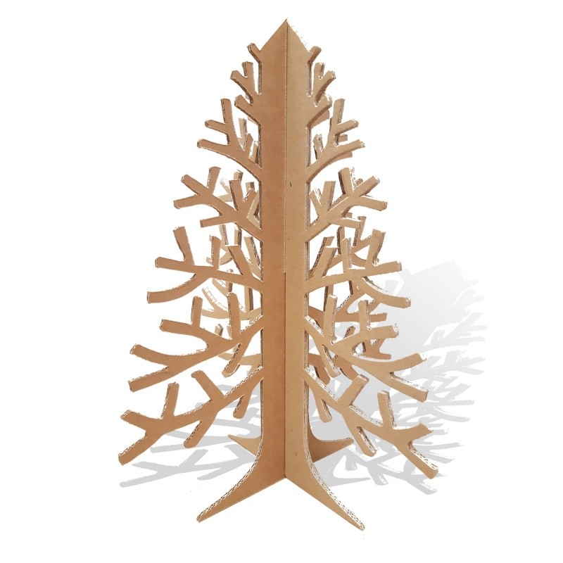 Mini Sapin de Noël en carton modèle Branche BIKOM Arbre en carton