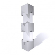 Cubes superposables en carton recyclé personnalisable