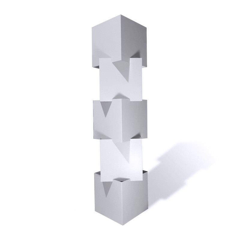BIKOM Cubes superposables en carton recyclé personnalisable