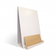 Porte catalogue de comptoir en carton