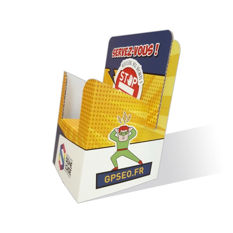 fabricant_plv_Porte-flyers en carton petit format