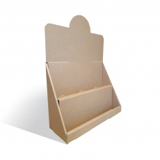 Présentoir de comptoir personnalisable à 2 niveaux