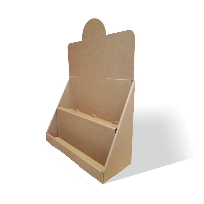 fabricant_plv_Présentoir de comptoir personnalisable à 2 niveaux