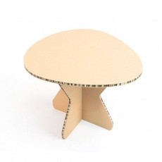 Table basse scandinave en carton