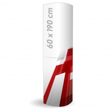Totem carton 190 x 60 cm