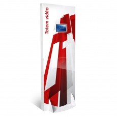 BIKOM Totem vidéo en carton