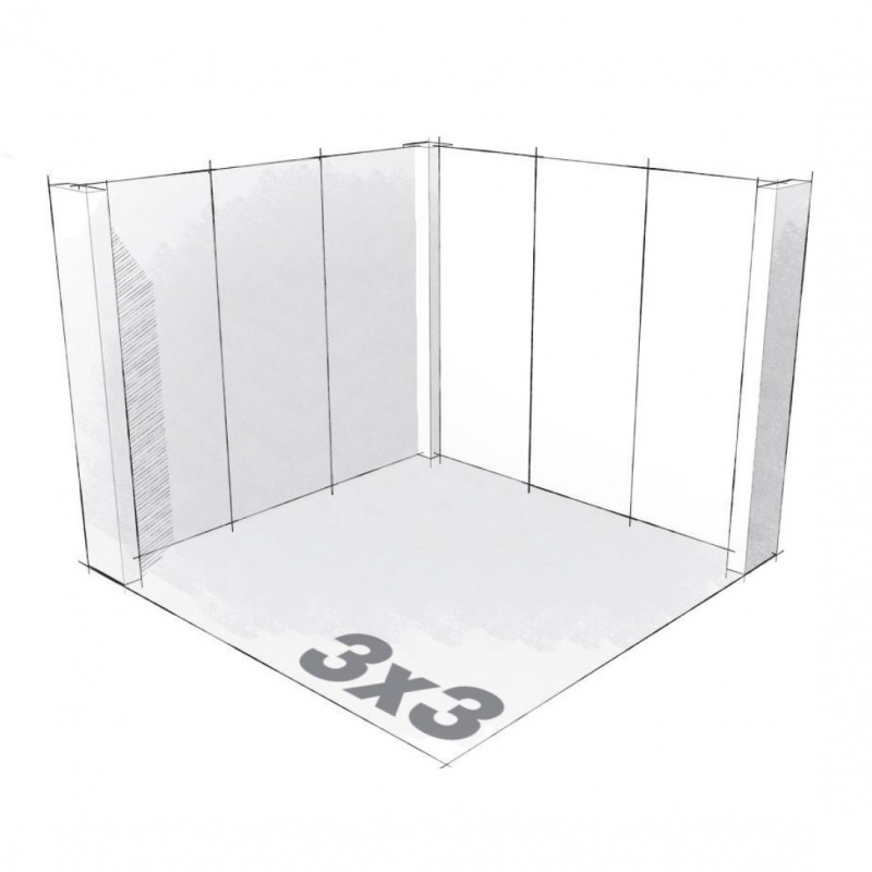 BIKOM Stand 9m2 en carton 100% recyclable