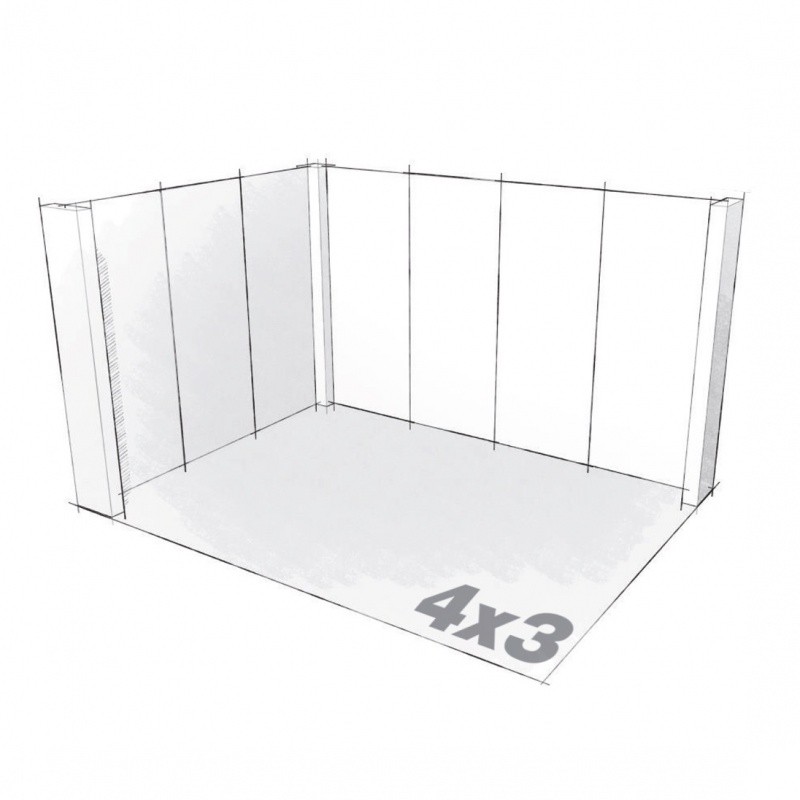 BIKOM Stand 12m2 en carton 100% recyclable