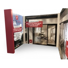 Stand 18m2 en carton 100% recyclable