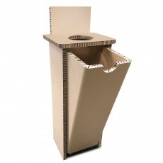 Corbeille de tri sélectif en carton BIKOM Poubelle et corbeille en carton