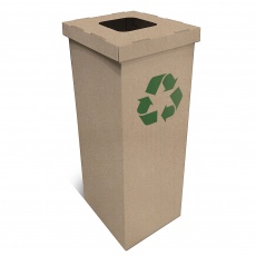Poubelle en carton 60/70L BIKOM Poubelle et corbeille en carton