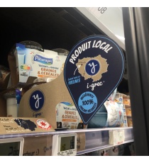 Stop rayon, étiquette prix et promo
