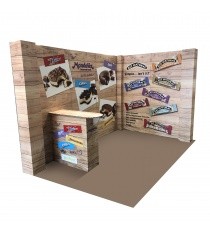 BIKOM Stand en carton 100% recyclable